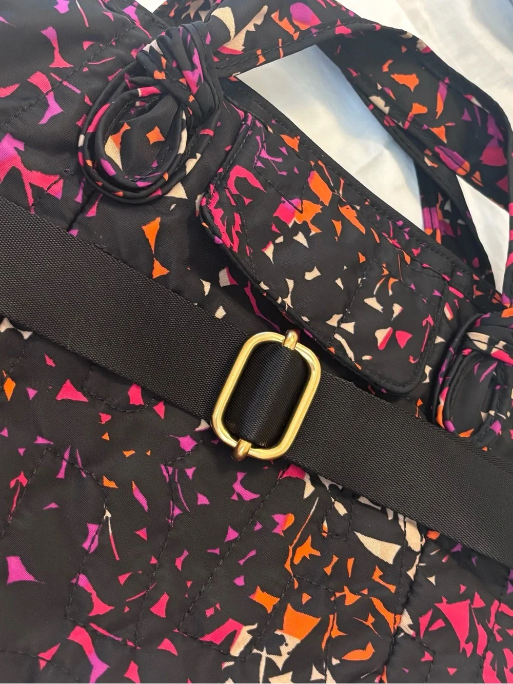 Vintage Y2K Marc by Marc Jacobs Laptop Bag Nylon Floral Print Crossbody